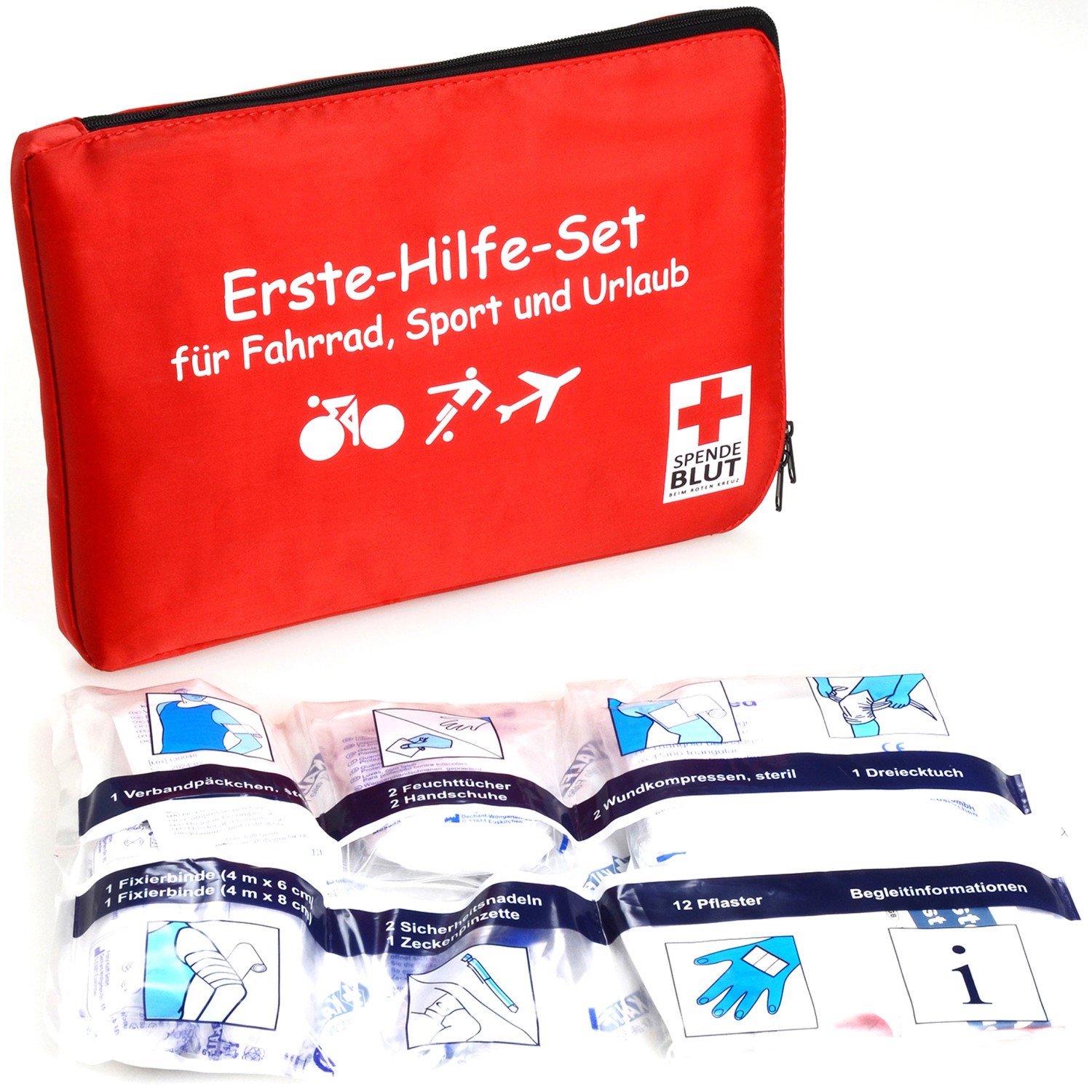 Kalff Erste Hilfe Tasche Universal inkl. Erste-Hilfe-Material