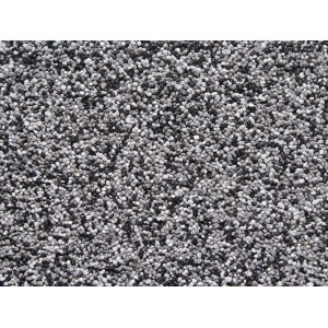 Nuber Aquarien-Zierkies Smokey-Air, 1-2 mm, 5 kg. Bodengrund für Aquarien in Grau- und Weißtönen.