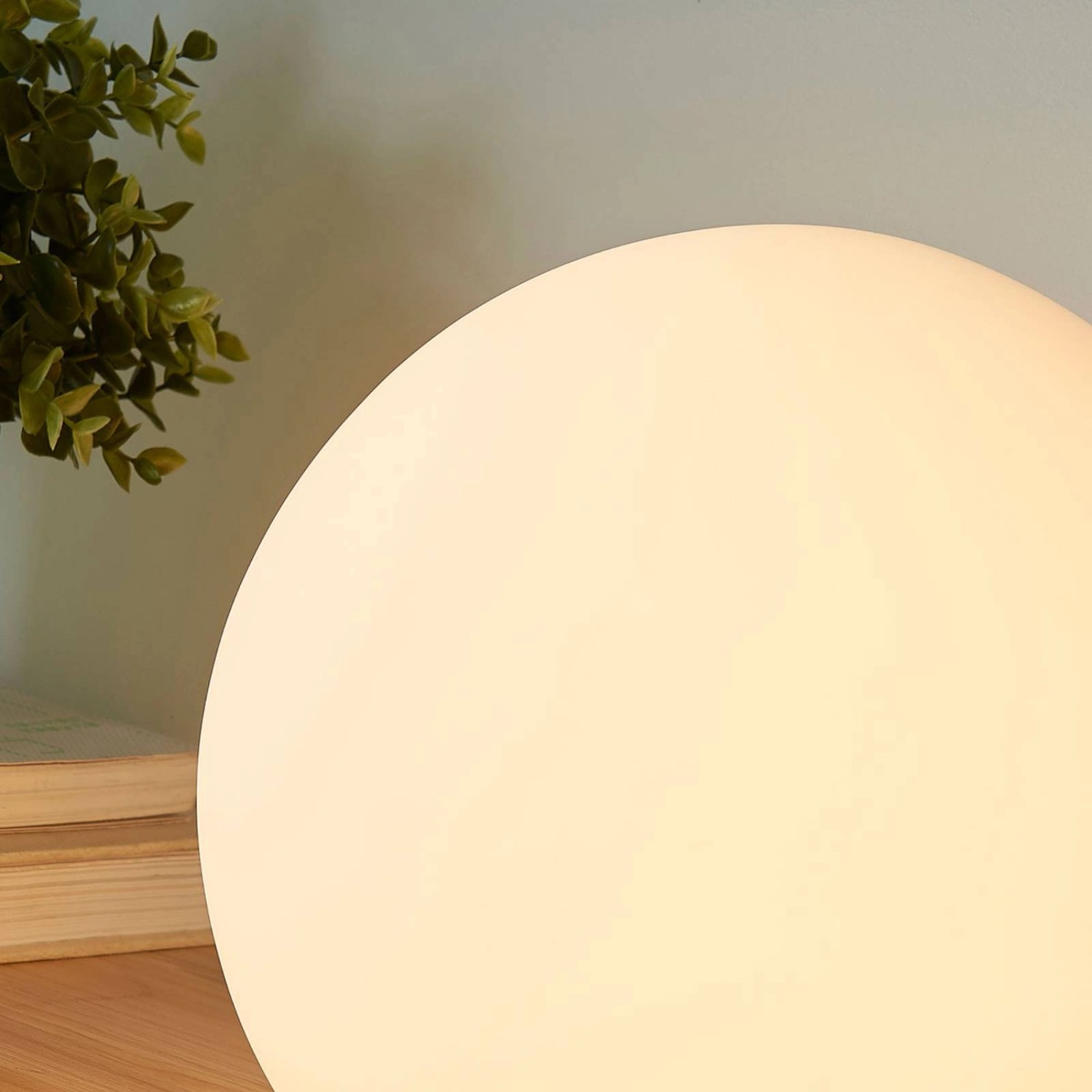 Lindby Tischlampe Marike 9621456 Modern in Weiß aus Glas 1-flammig E27 Wohnzimmerleuchte_6