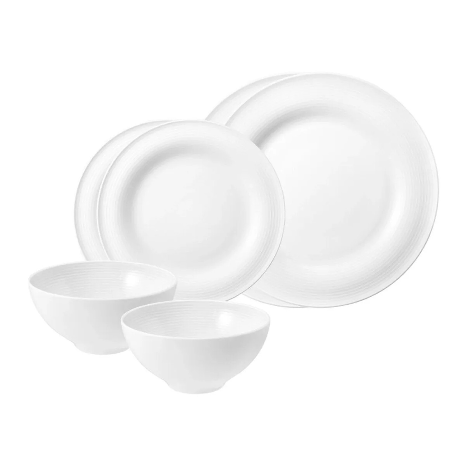Seltmann Weiden Beat Color Glaze Basic-Set 6-teilig Weiß