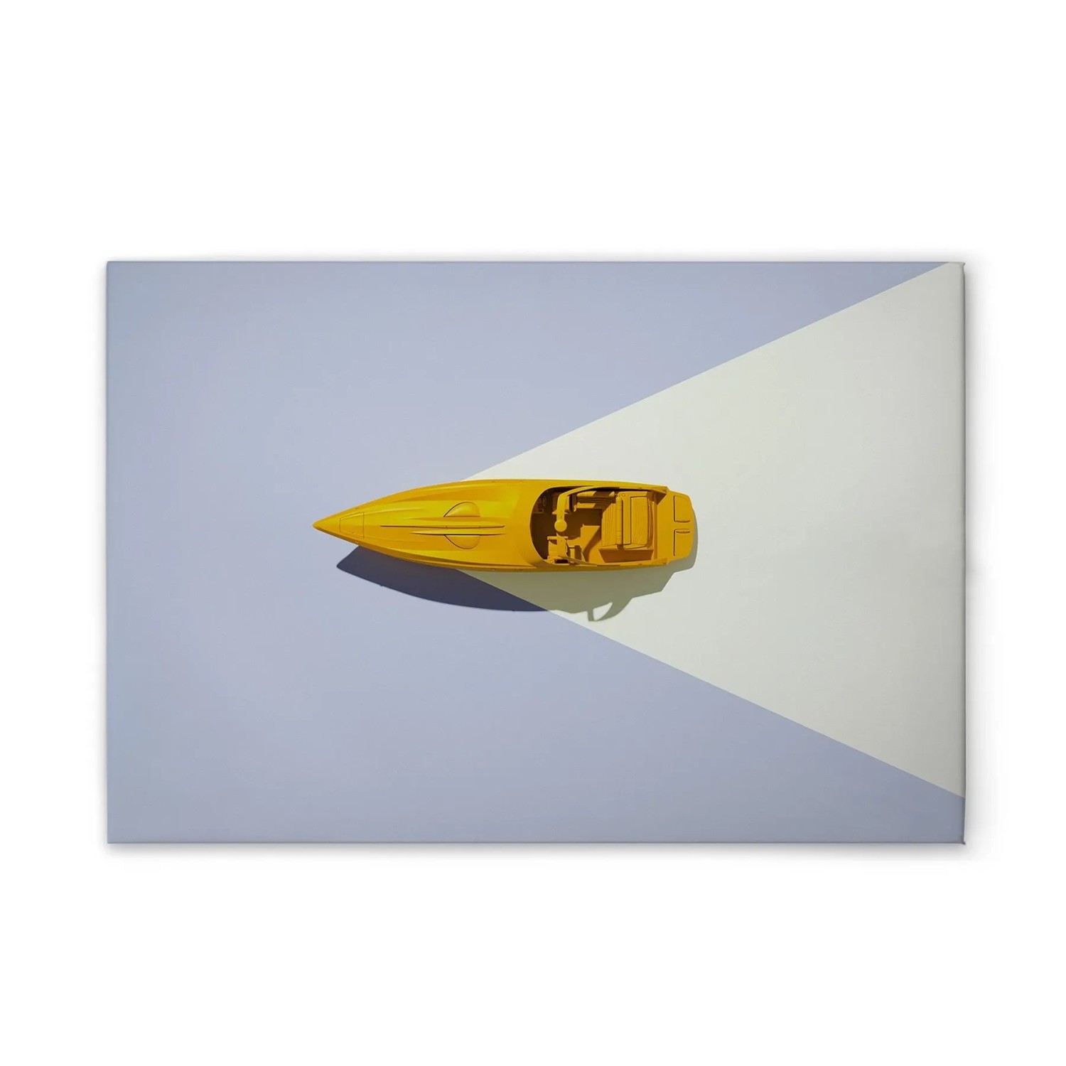 Tadessi Leinwandbild - M1-No.50893 - Retro Boot - 120 x 80 cm - Hochformat