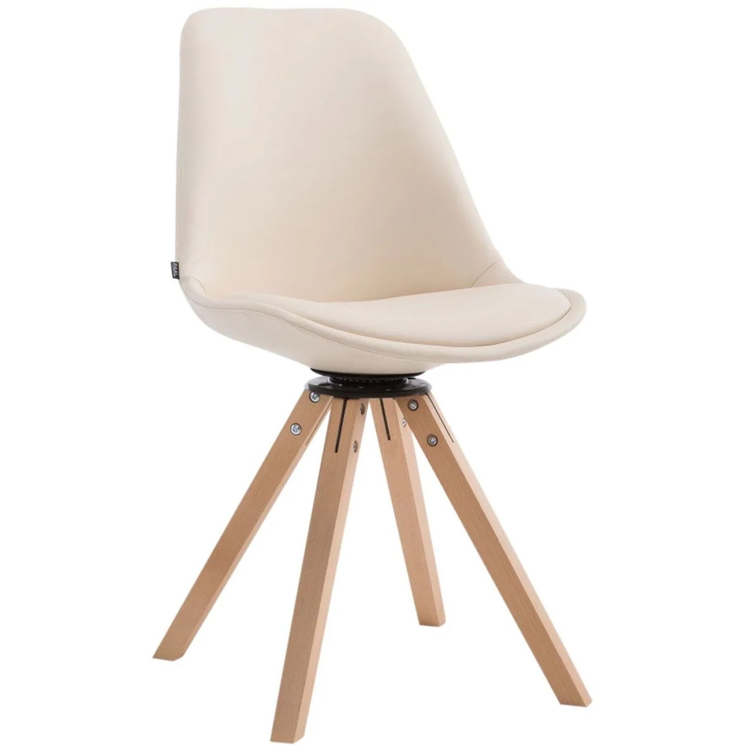 CLP Besucherstuhl Calais Square Creme/Natura