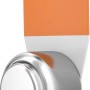 Energizer Hörgerätebatterie Größe 13, Zink-Luft Knopfzelle mit orangefarbener Lasche.