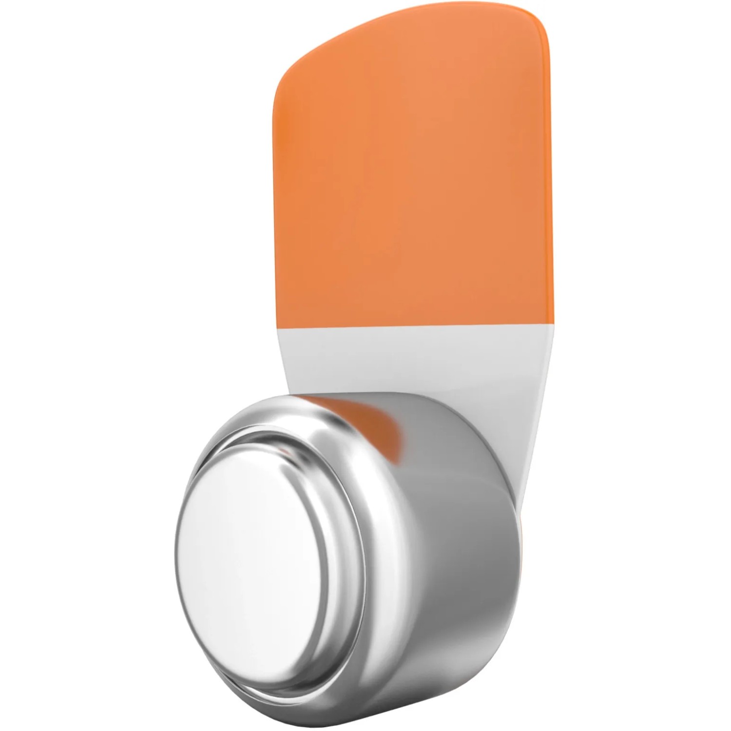 Energizer Hörgerätebatterie Größe 13, Zink-Luft Knopfzelle mit orangefarbener Lasche.
