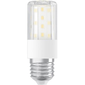 Osram LED-Lampe E27, T-Form, klar, dimmbar, 7,5W, warmweiß.