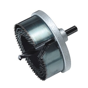 LUX Lochsäge, 7-teiliges Set. Werkzeug zum Bohren großer Löcher, ideal für Elektrikerarbeiten.