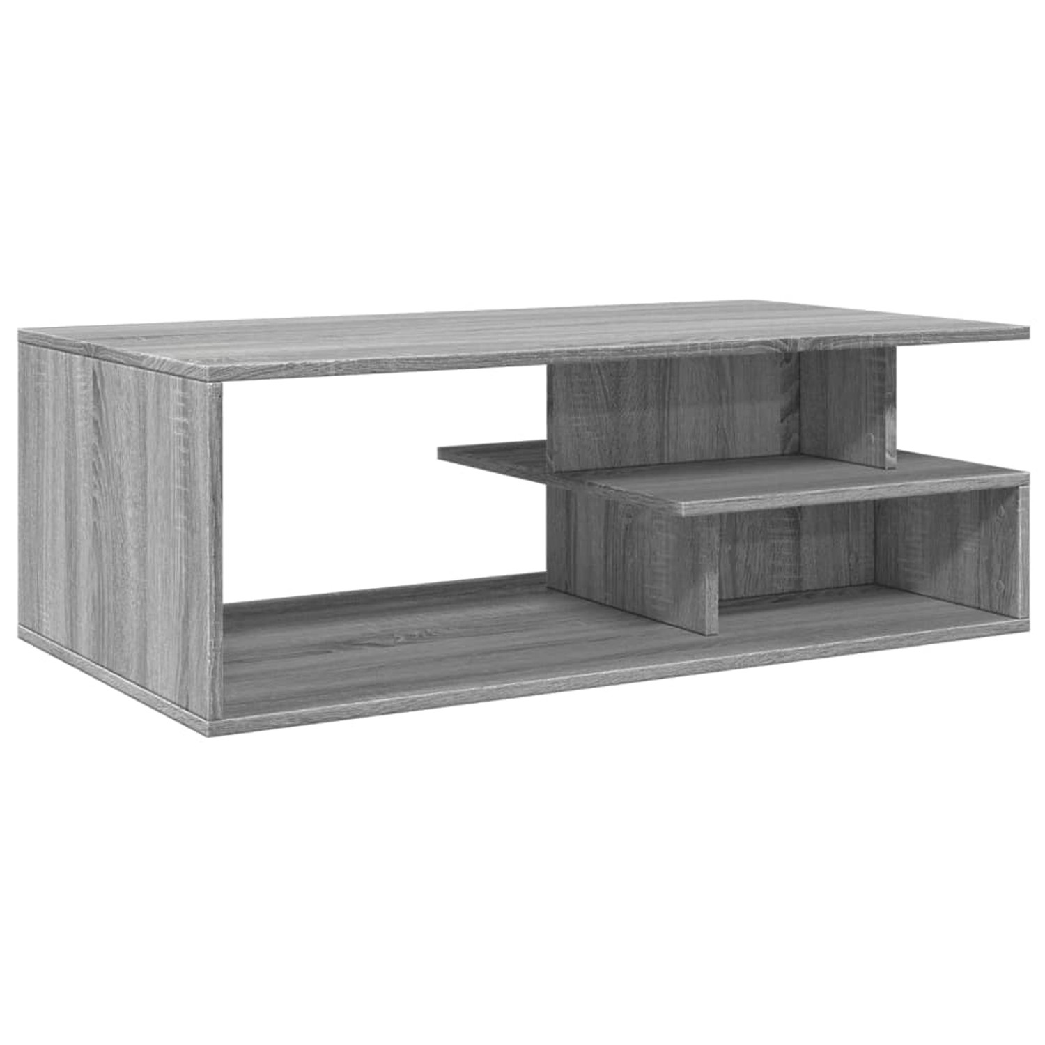 vidaXL Couchtisch Grau Sonoma 102x55x35 cm Holzwerkstoff 848015