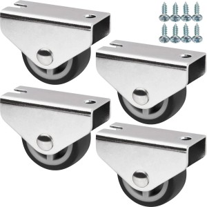 SOTECH 4 x Unterbaurolle PASSAU Ø30 Boden Montage inkl. Schraubenset