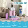 HOMCOM Softbausteine: 7-teiliges Set für Kinder zum Bauen und Spielen. Fördert Motorik und Kreativität.