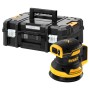 DeWalt DCW210NT Akku Exzenterschleifer, schwarz-gelb, mit TSTAK Transportbox. Kompakte 18V Schleifmaschine.