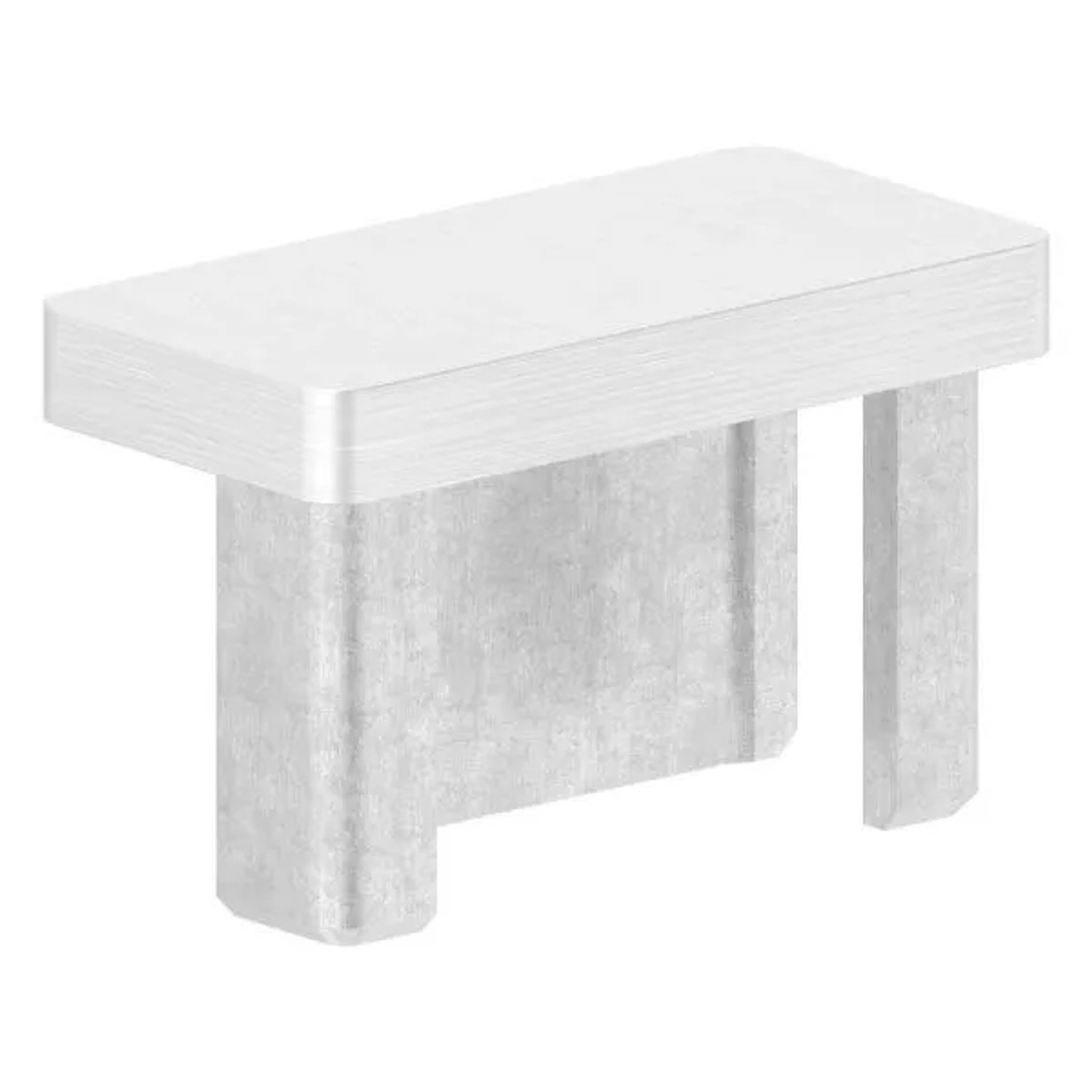 FeNau Einsteckkappe V4A Für Rechteckrohr 40 X 20 X 2,0 mm Wandstärke