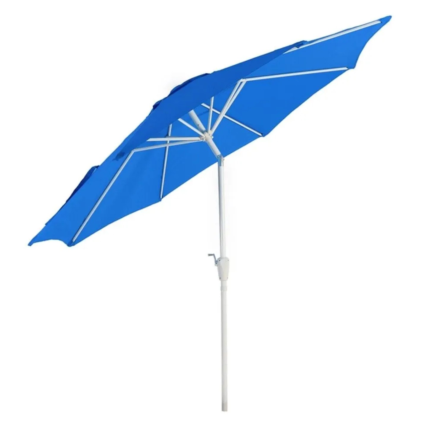 MCW Sonnenschirm Asti Ø 2,7m Neigbar Blau