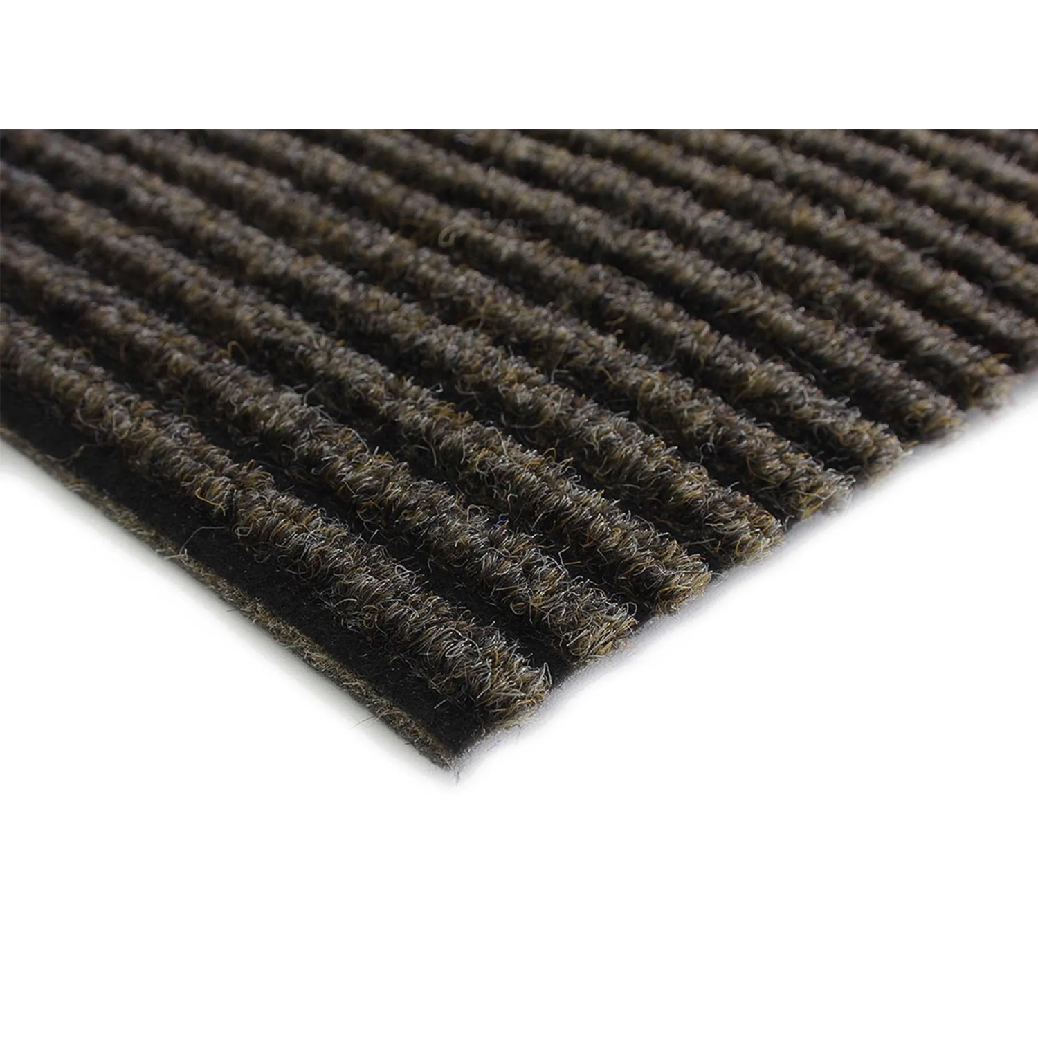 Braun gemusterter Teppichläufer Primaflor Sauberlauf Magnum, 100x200 cm, ideal für Flur und Eingang.