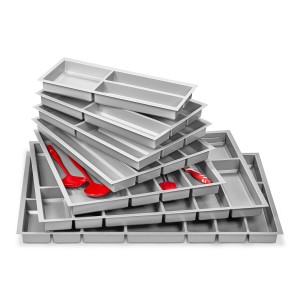 SOTECH ORGA-BOX VI Besteckeinsatz 500 mm Höhe 49 mm Für Nobilia Ab 2013 Pronorm und Brigitte Küchen