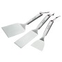 Char-Broil Grillbesteck Griddle Starter Kit, 3 Edelstahl-Spatel mit Aufhängelaschen.