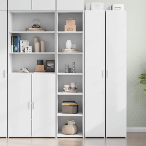 vidaXL Highboard Weiß 40x41x185 cm Holzwerkstoff 3281666
