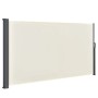 Beige Juskys Seitenmarkise Dubai 300x160 cm als Sicht- und Sonnenschutz für Terrasse und Balkon.