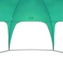 Innenansicht: Seegrünes Partyzelt, wasserdicht. Ideal für Gartenpartys und Feste.