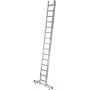 Krause Schiebeleiter Stabilo, 2-teilig, aus Aluminium mit 2 x 15 Sprossen.