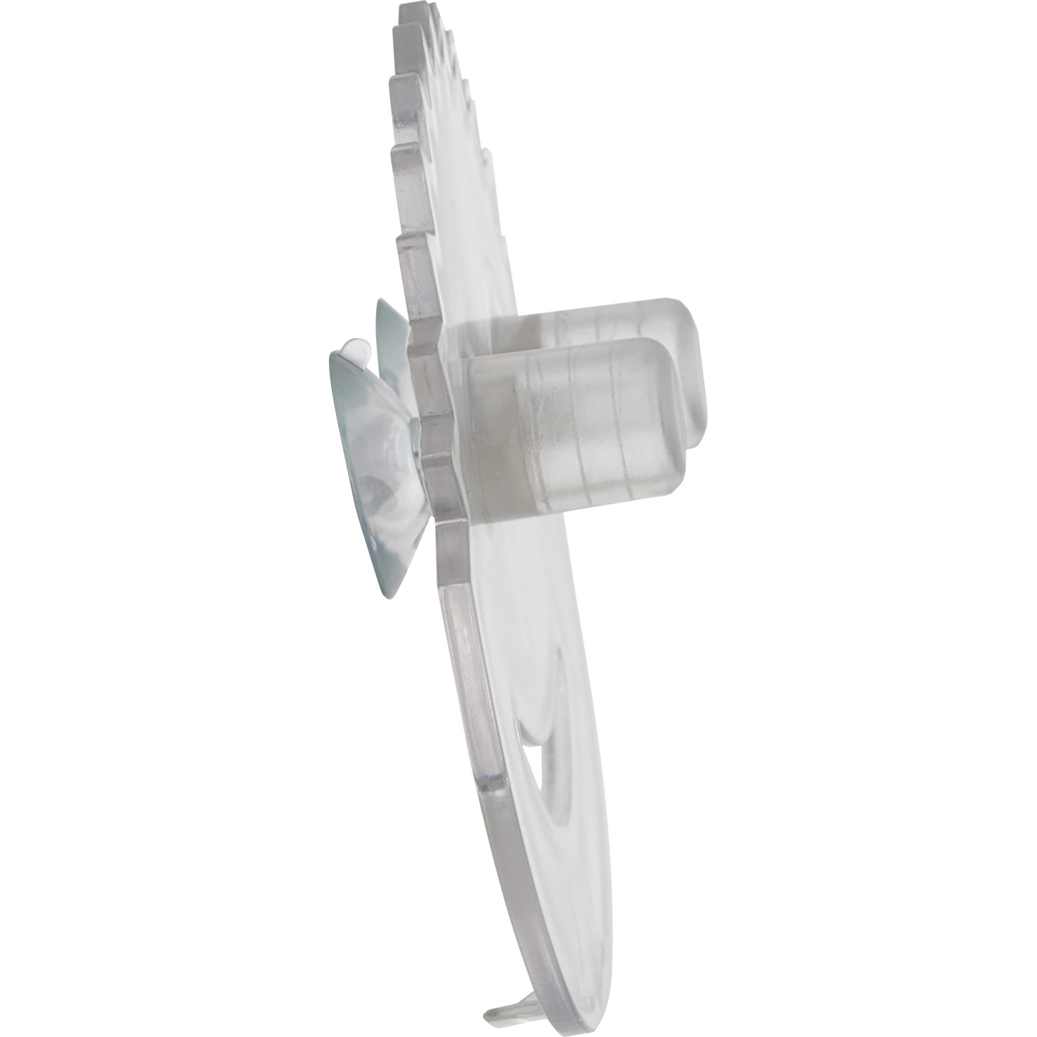 Transparenter Scrub Daddy Caddy Halter für Spüle mit Saugnäpfen.