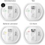 Ei Electronics Kohlenmonoxidmelder Ei208D: Anzeige verschiedener Betriebszustände.