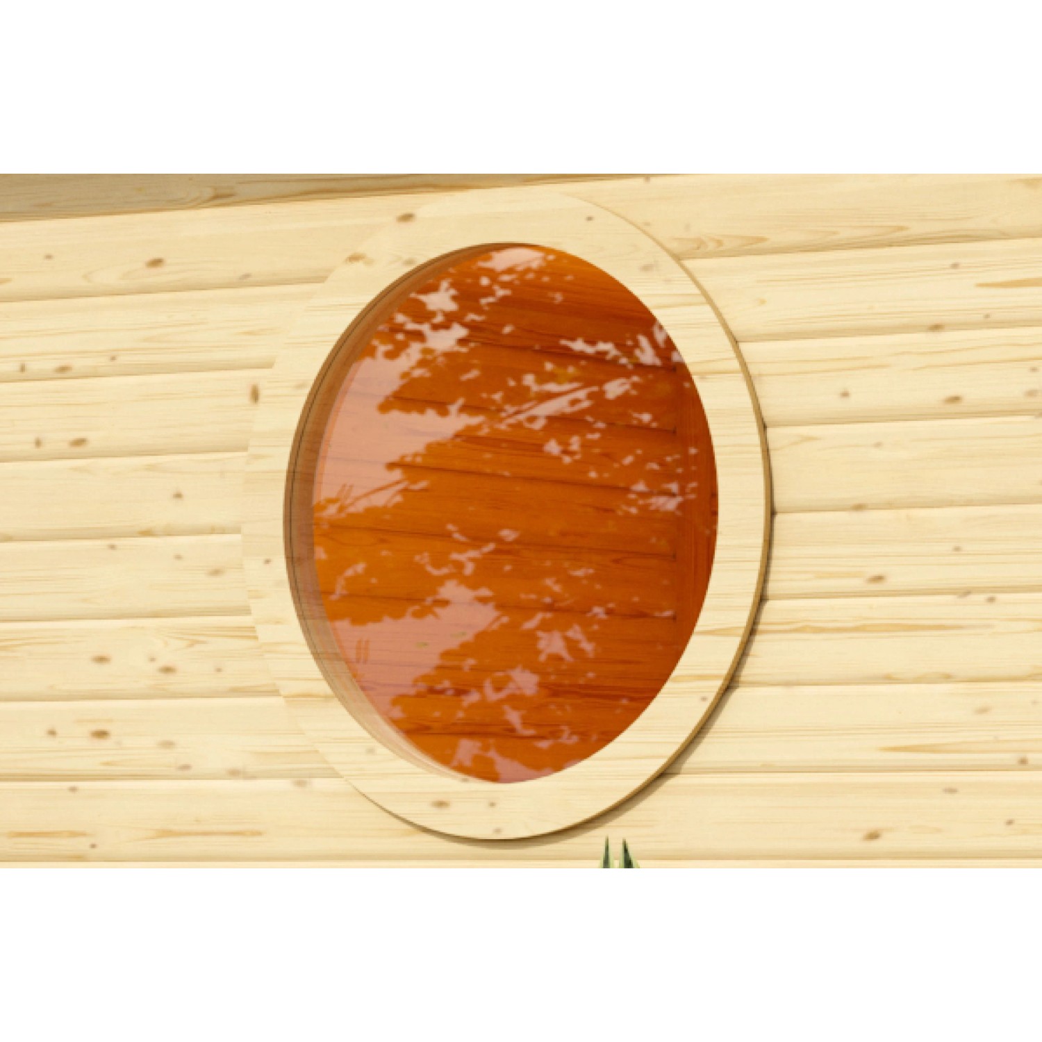 Chillroi Premium Saunafenster Rund günstig online kaufen