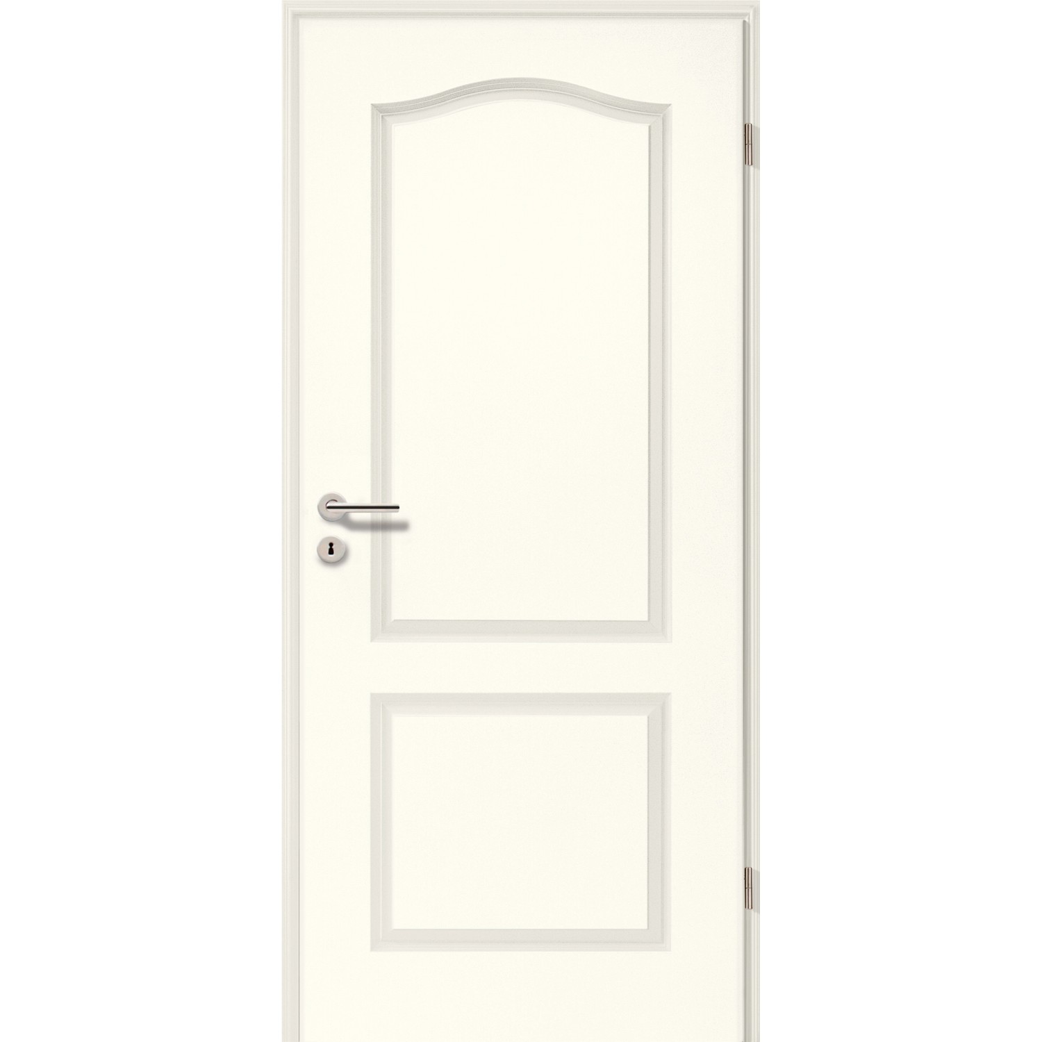 Zimmertür Brillant Classic Weißlack (4002) Bogen 73,5 x 198,5 cm Anschlag R
