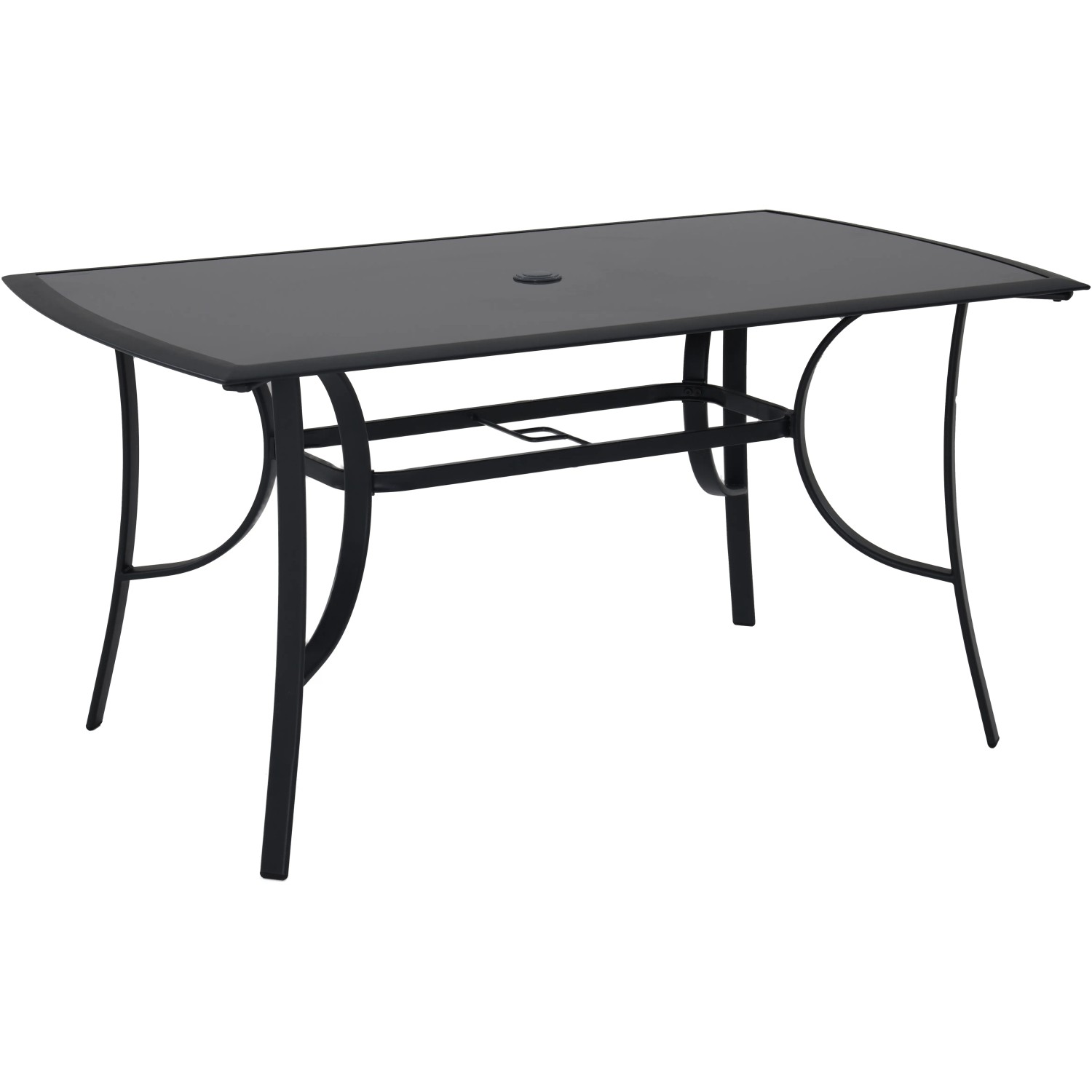 Tisch der 8-tlg. Sitzgruppe Townsville, Aluminium Anthrazit, für Gartenmöbel-Sets.