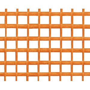 Orangefarbenes Spachtelgewebe, 1 m x 10 m, für Putzträger und Vollwärmeschutz.