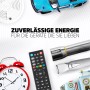 Energizer Max Alkaline AA Batterien für Geräte wie Fernbedienung, Uhr, Taschenlampe und Spielzeug.