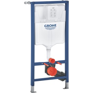 Grohe Rapid SL Element für WC, zur Trockenbaumontage mit Spülkasten und Wandwinkel.