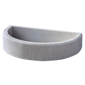 Sockelerhöhung für Buschbeck Grillkamine Rondo/Wellington, aus Beton, für komfortable Grillhöhe.