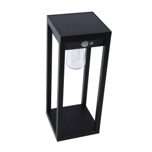 Lindby LED Smart Home Wegbeleuchtung Garten Enea 10020220 Dimmbar mit Bewegungsmelder Modern in Schwarz aus Aluminium 1-flammig