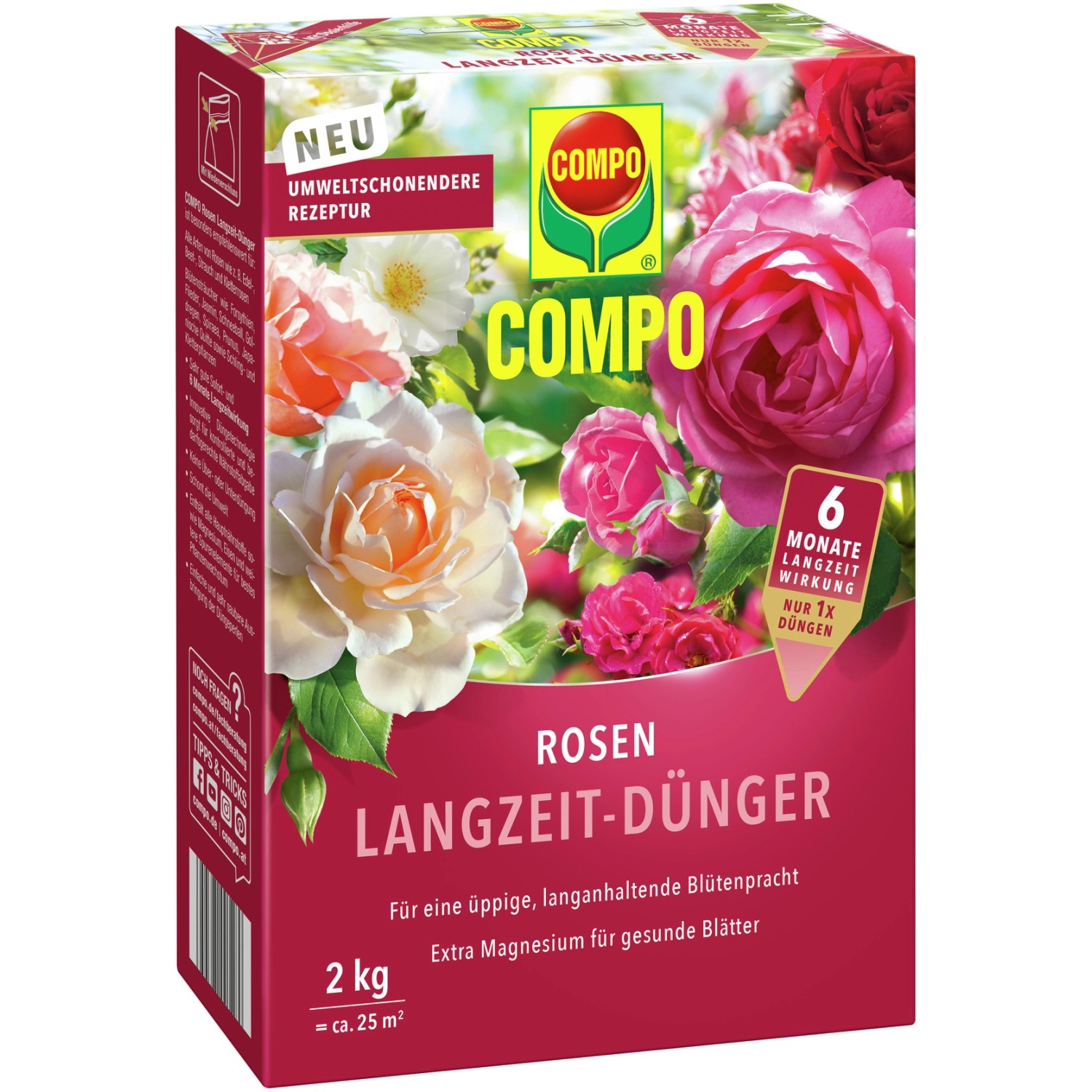 Compo Rosen Langzeit-Dünger 2 kg