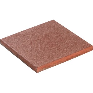 Diephaus Terrassenplatte Diano Rot, 40x40 cm, mit strukturierter Oberfläche. Ideal für Terrasse & Gehweg.