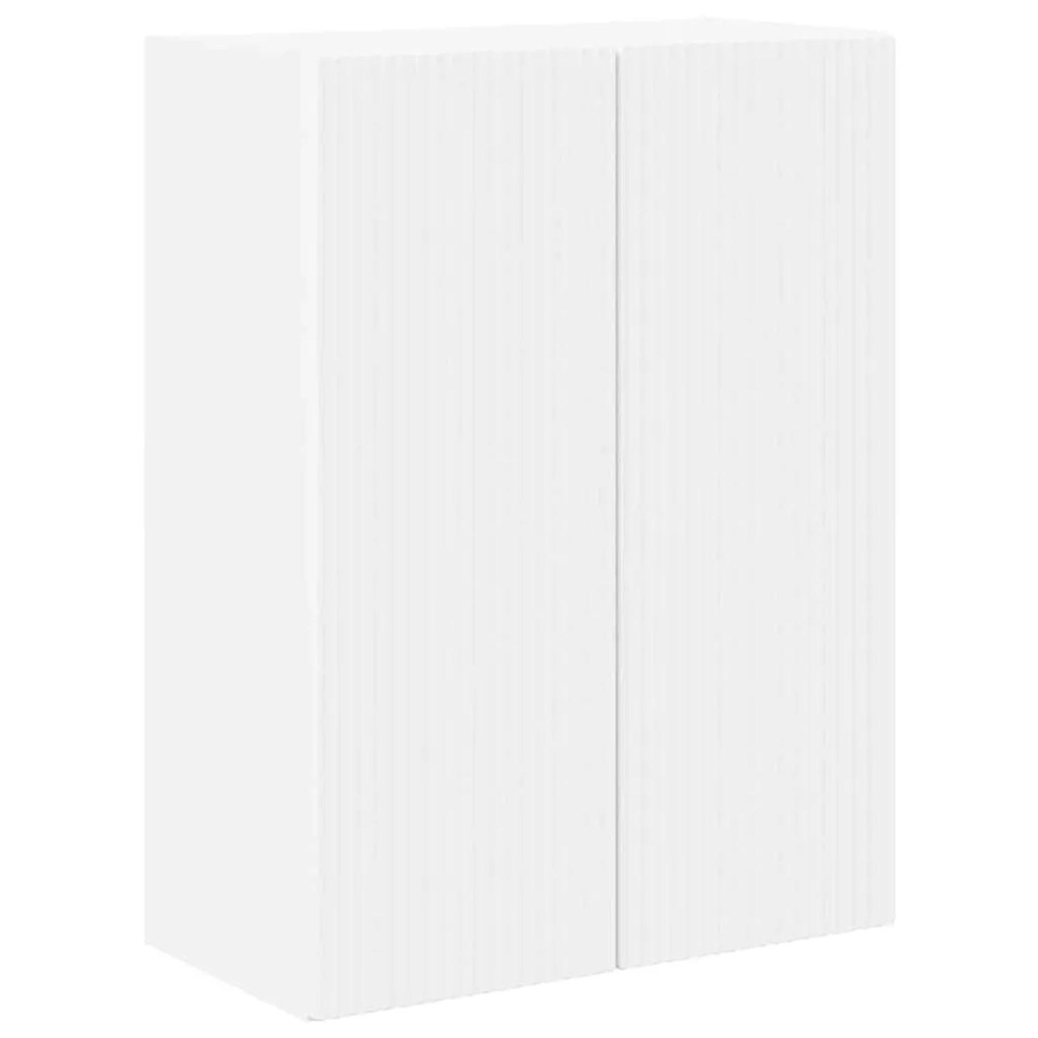 vidaXL TV-Wandschrank Weiß 59,5 x 31 x 80 cm Holzwerkstoff 892359
