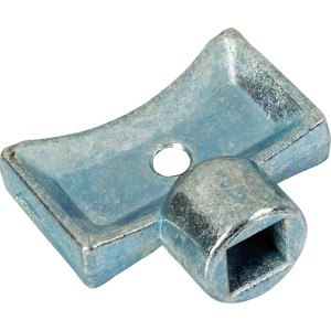 Vierkantschlüssel (5 mm) für Heizkörper Entlüftungsventile aus Metall.