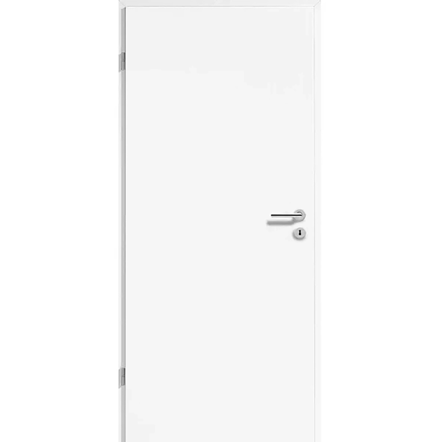 Zimmertür CPL Arctic Weiß ähnl. RAL 9016 (GL222) 98,5 cm x 198,5 cm Anschlag L