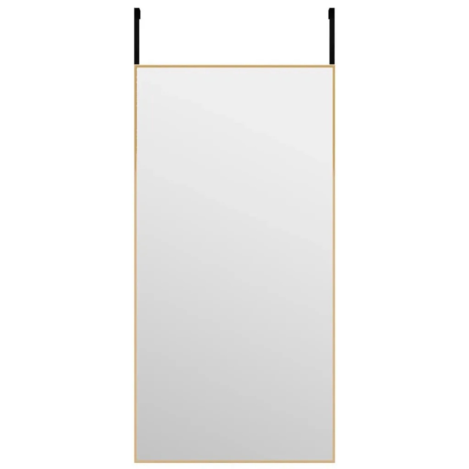 vidaXL Türspiegel Golden 40x80 cm Glas und Aluminium 327416