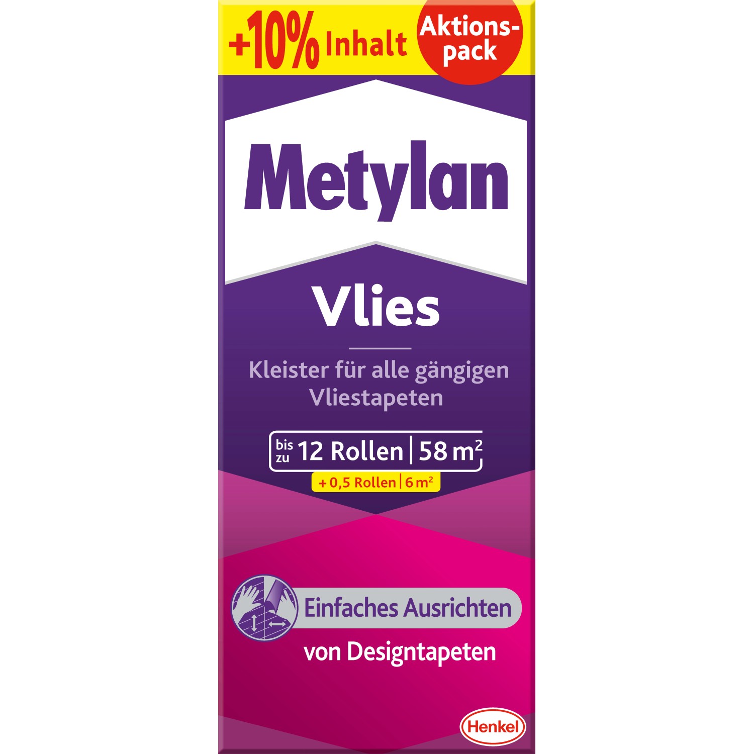 Metylan Vlies Tapetenkleister 360g + 10% günstig online kaufen
