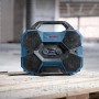 Bosch Professional GPB 18V-6C Bluetooth-Lautsprecher für Baustelle, blau/schwarz.