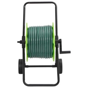 VidaXL Schlauchwagen mit 20m grünem PVC Schlauch und Anschluss-Set.
