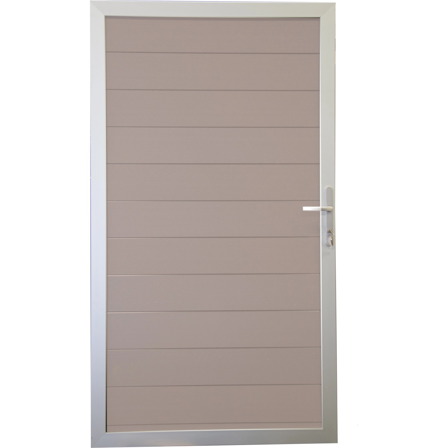 GroJa Steckzaun Solid Tor Universal 100 cm x 180 cm Bi-Color Sand günstig online kaufen