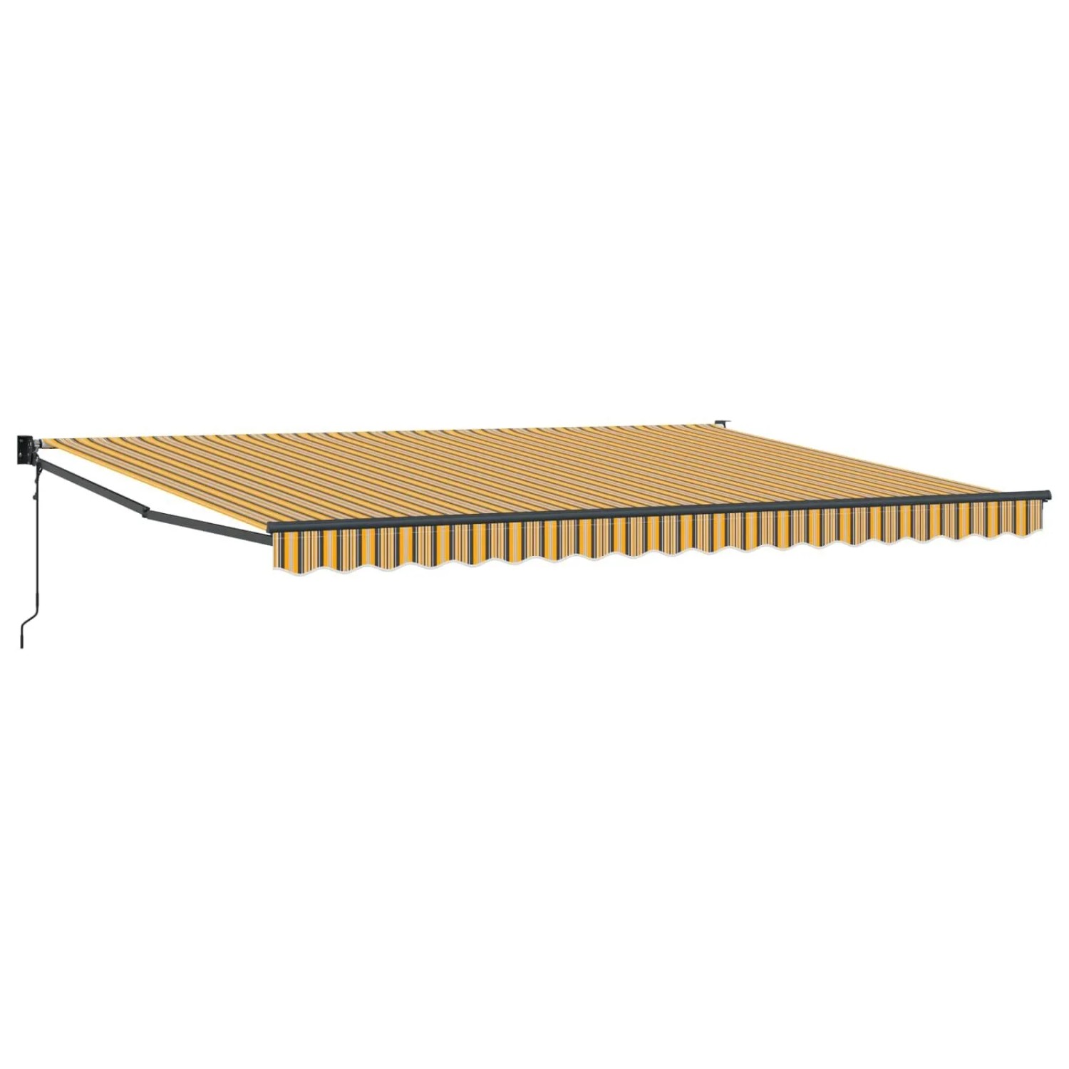vidaXL Einziehbare Markise Mehrfarbig 450 x 300 cm 3330952