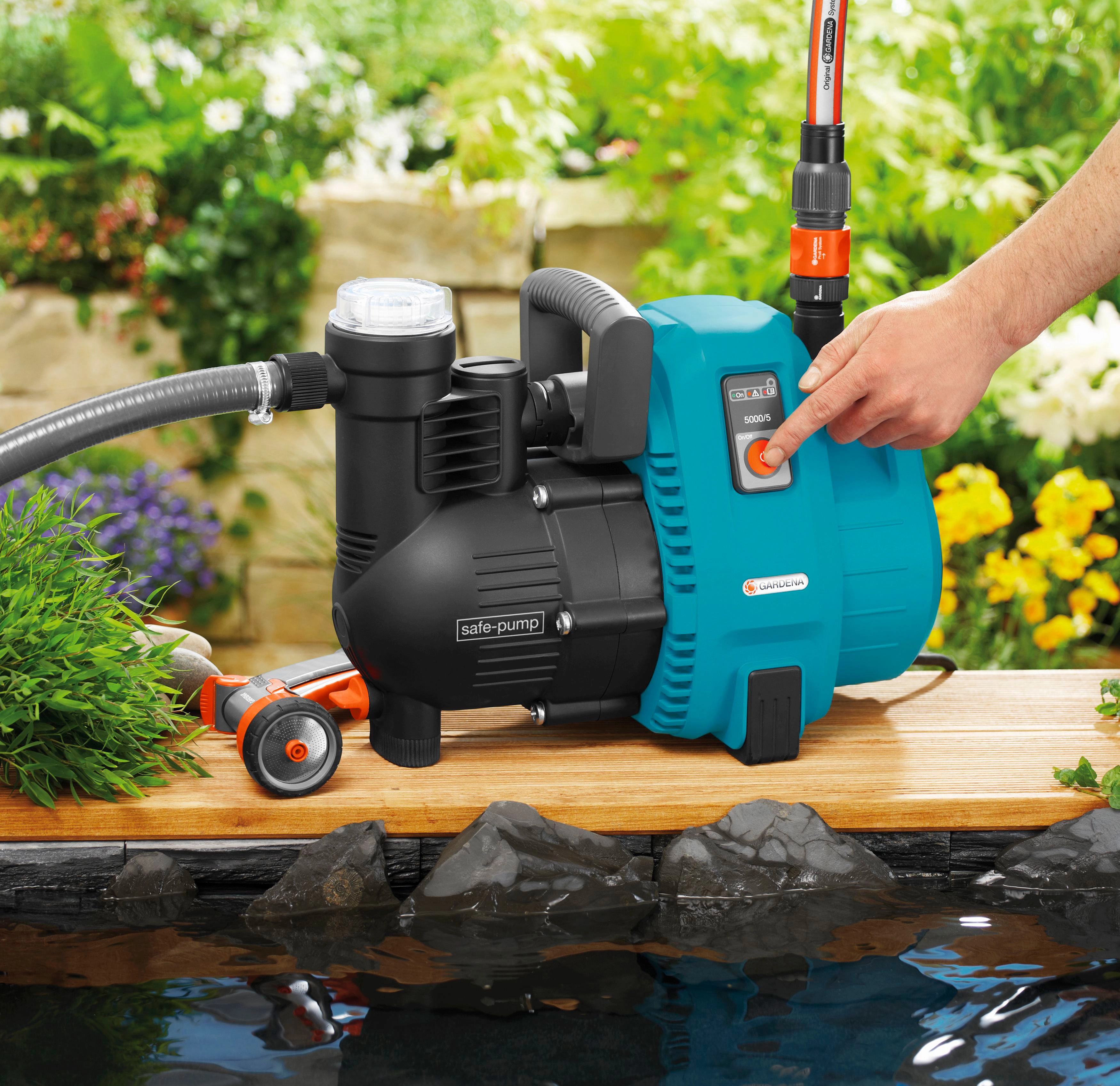Gardena 5000/5 Garden Electric Pump - 1300W - for Clear Waters - Product  introduction 