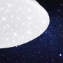 Weiße Briloner LED-Deckenlampe Brilo Bath mit Sternenhimmel-Effekt für Bad und Feuchträume.