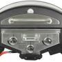 El Fuego Tischgasgrill Smoker Medison, 2 Brenner, silberfarben, mit Aromabox und Warmhalterost.