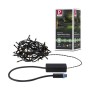 Paulmann LED-Lichterkette Yuna Plug & Shine, schwarz, 5 m, mit warmweißen LEDs und Anschlusskabel. Für Außenbereiche.