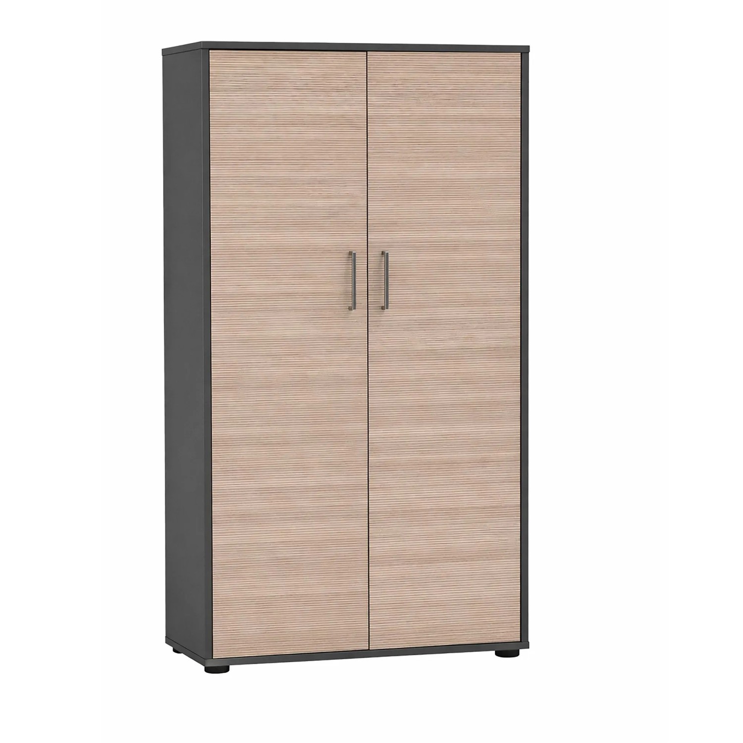 Schildmeyer Hochschrank Metz Drehtür 150 cm x 80,1 cm x 38,2 cm Anthrazit