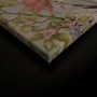 Buntes Wandbild mit Blumen im Vintage-Stil. Botanisches Leinwandbild für Schlafzimmer, 60x90 cm.